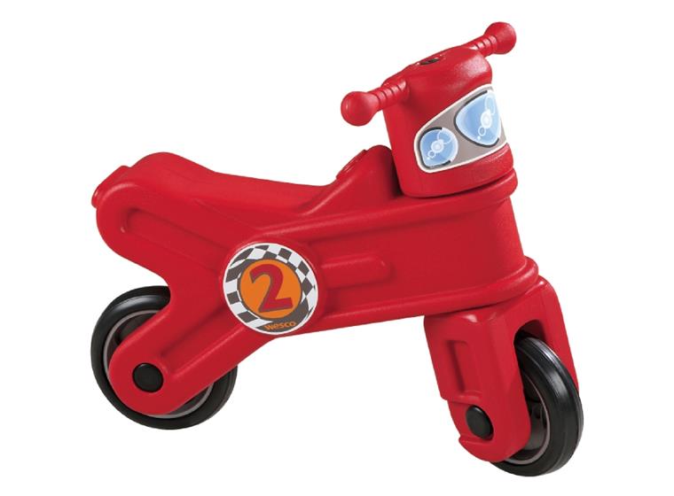 Lasten moottoripyörä Girly punainen 2-5 vuotiaille - sopii sisälle ja ulos